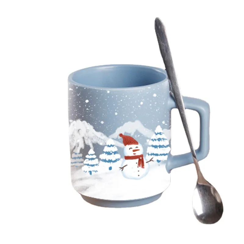 

Ceramic Cup Christmas Eve Halloween and Other Holiday Gifts Mug Christmas Theme Foreign Trade Export Customization
