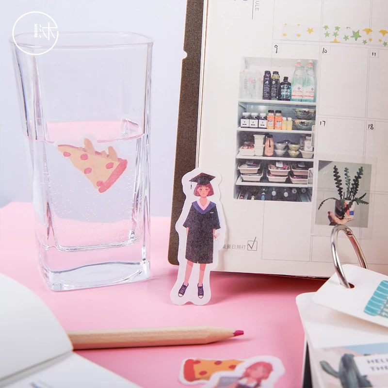 Японские канцелярские принадлежности наклейки для журнала дневник планировщик