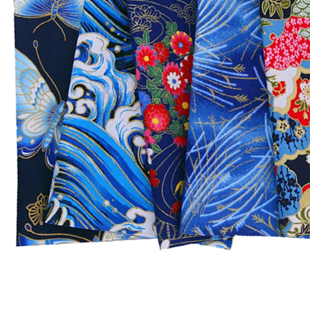 

5pcs 20x25cm Colorful Cotton Patchwork Sewing Quilt Fabrics Bundle 20X25CM
