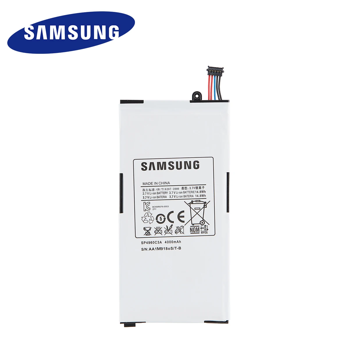 Оригинальный сменный аккумулятор для планшета SAMSUNG SP4960C3A 4000mA Samsung Galaxy Tab 7 0 дюймов