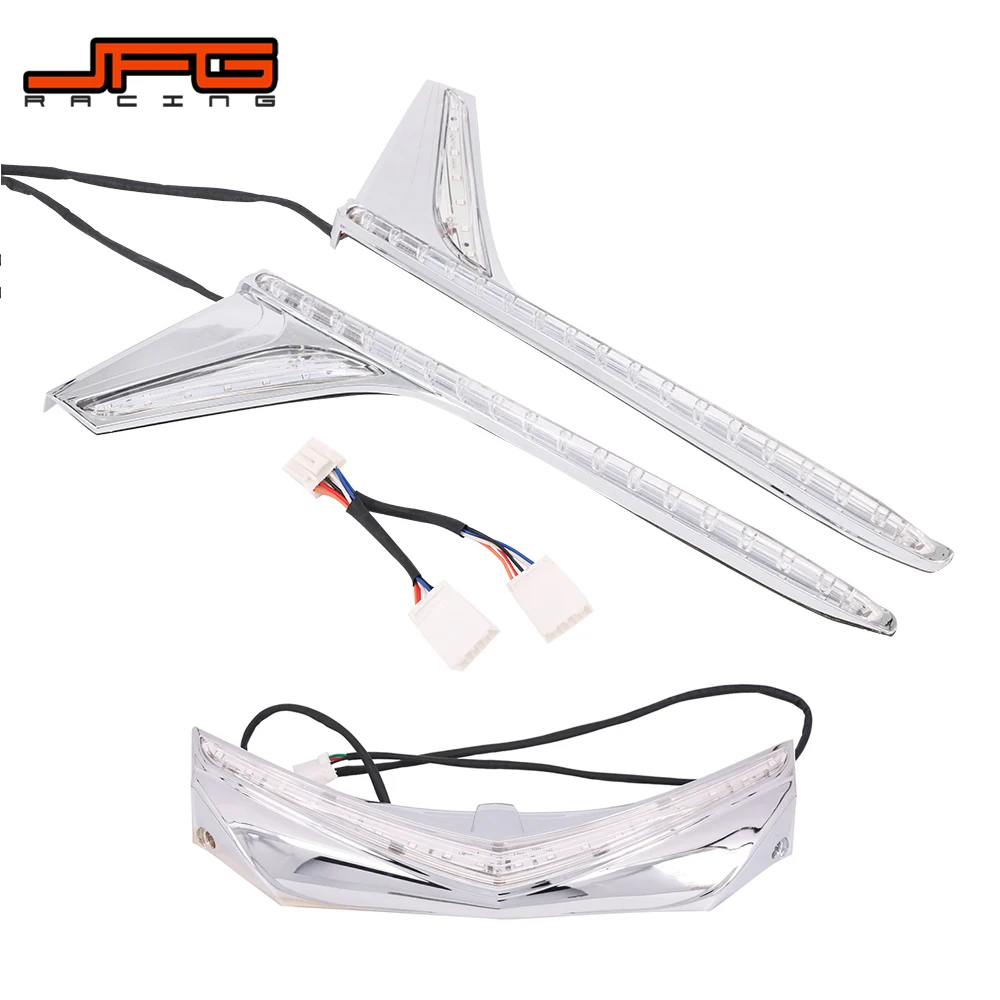 Наконечник заднего крыла мотоцикла вертикальные светодиодные ленты