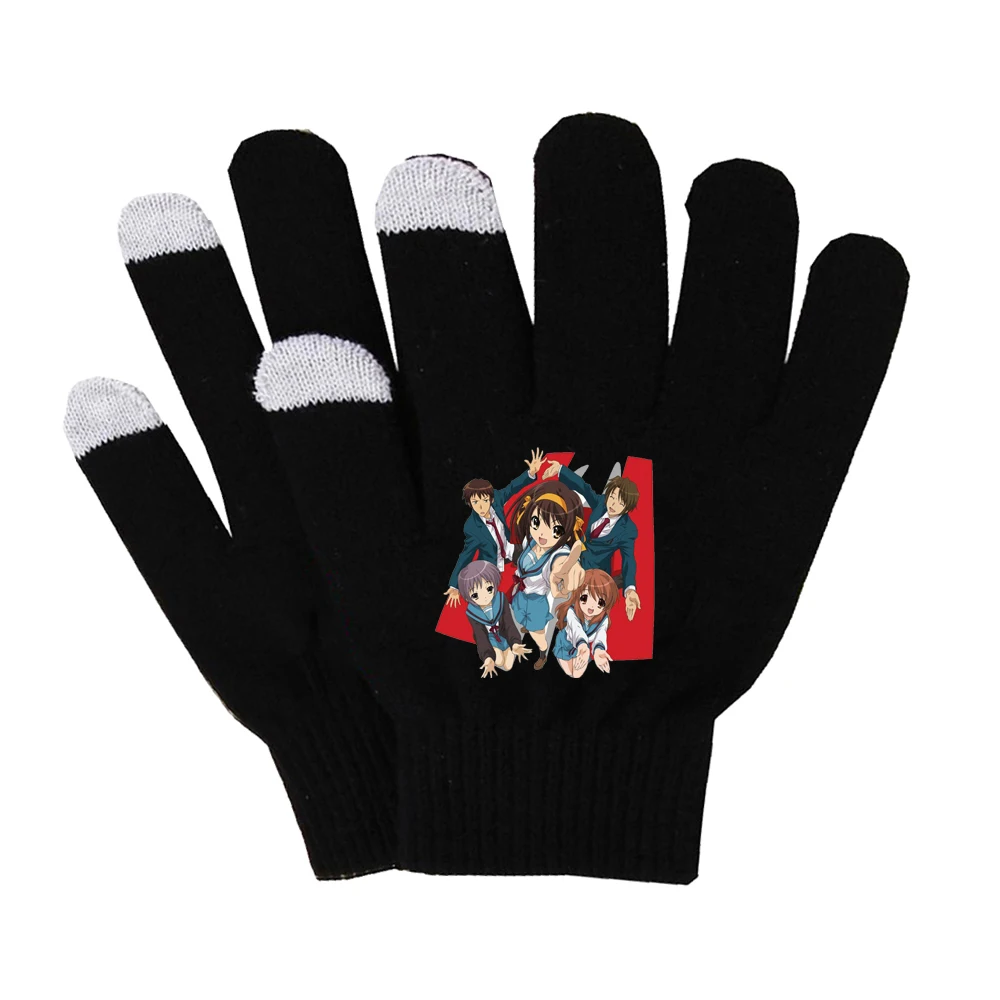 

TV Highschool D×D Gloves Cotton Warm Gloves Non-slip Touch Screen Gloves Men Mitten Business Gloves woman man finger gloves