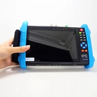 WANGLU Professional 7inch Touch Screen CCTV Tester IPC9800ADH PLUS Including 8GB Sd Card Media Player Rapid Video Max 48W PoE