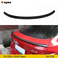 mp style carbon fiber rear trunk spoiler for bmw x4 xdrive 20i 28i 35i m40i 2014 2018 f26 performance styling spoiler wing