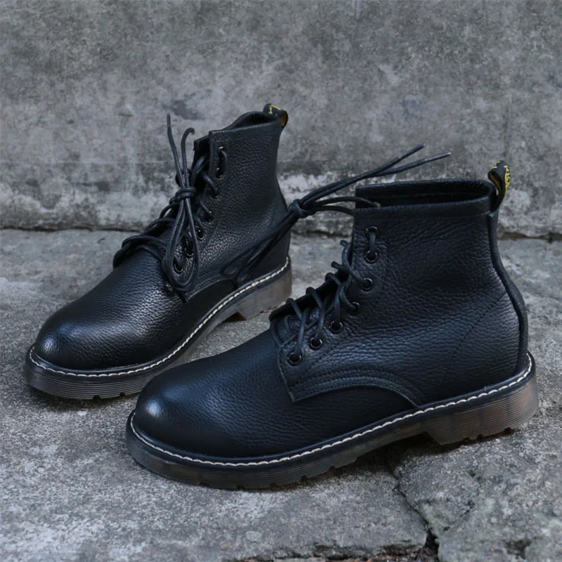 Женские ботинки на шнуровке ботильоны из 100% натуральной кожи женская обувь весну