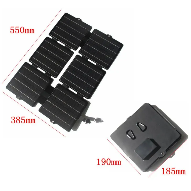 150W Folding Solar Panel USB 5V DC12V Waterproof Charger Portable Power Bank Mobile for Outdoor Camping Hiking | Электроника