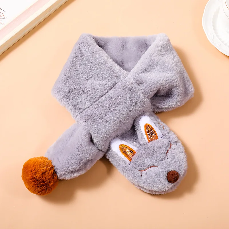 2019 детский шарф осенне зимний теплый Плюшевый комбинезон корейский Детский