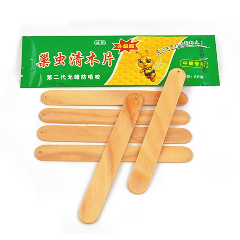 

10 Set/60 Pcs Worm Killer Clear Wood Chip Effective Kill Beehive Nest Insect Special Beekeeping Bee Pest Control Beekeeper Tool