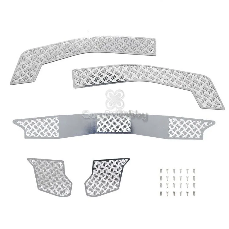 Металлическая противоскользящая пластина для переднего и заднего бампера Traxxas