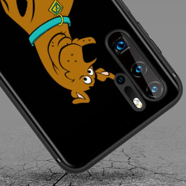 

Cartoon Cute SCOOBYDOODOG For Huawei P40 P30 P20 P10 P9 P8 Lite E 5G 2017 2019 Pro Plus Black Phone Case
