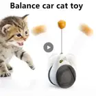 Игрушка-неваляшка для домашних животных, игрушка для кошек, Интерактивная износостойкая балансировочная машина, игрушка для кошек с колесами и Кошачьей Мятой