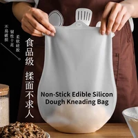 non stick edible silicon dough kneading bag baking bag bakeware baking supplies gadgets reusable wake up hair bag kitchen tools