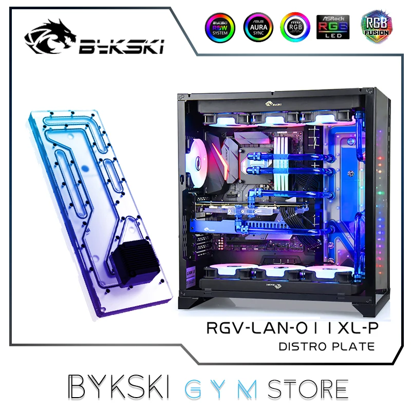 Bykski дистрибутив пластина для LIAN LI ROG O11 динамический XL чехол 2X 360 радиатор