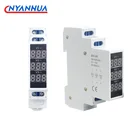 1 шт., трехфазный модульный вольтметр на Din-рейке