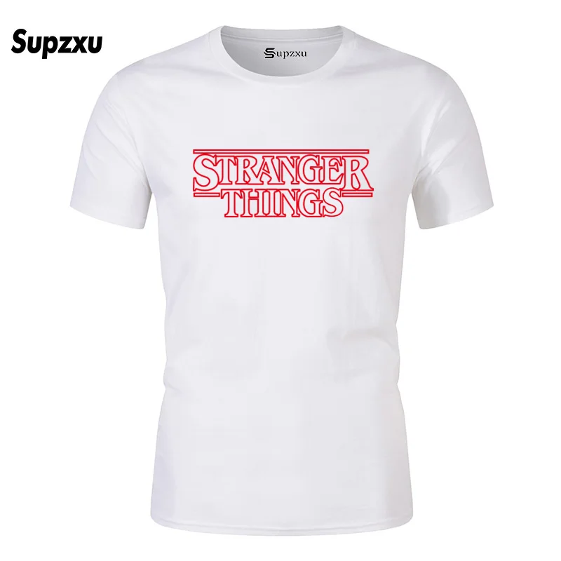 Мужская футболка с надписью Stranger Things модная графическим принтом одежда