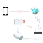 Термостат Tuya 801802 с Wi-Fi, контроллер температуры с нагревом и точным TRV термостатом, клапан радиатора с шлюзом