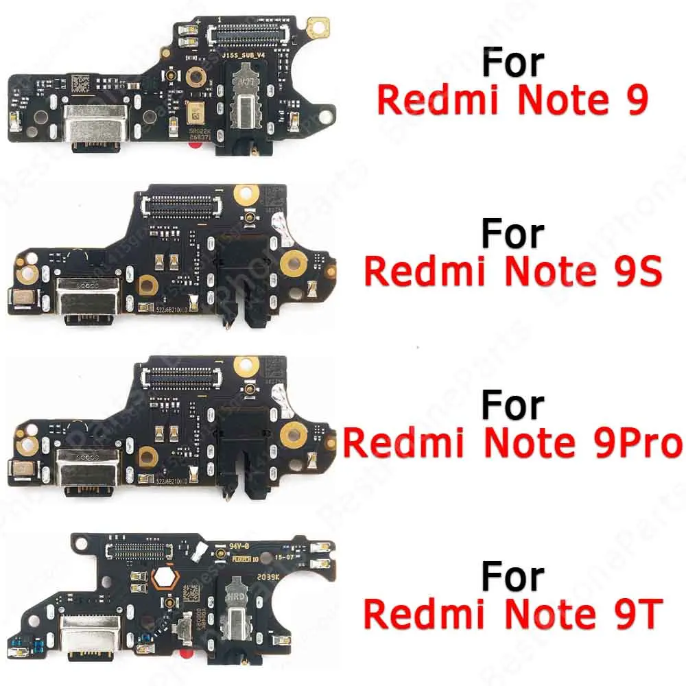 

Original Charging Port For Xiaomi Redmi Note 9S 9T 9 Pro Charge Board Flex Plate Pcb Dock Usb Connector Replacement Spare Parts