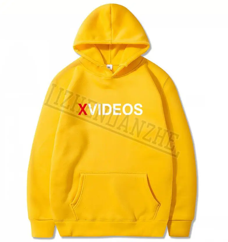 Эротические инновационные мужские толстовки бренда xвидео с логотипом модные