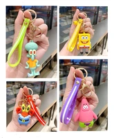 new cute cartoon key buckle cosplay silicone octopus doll key ring toy pendant gift