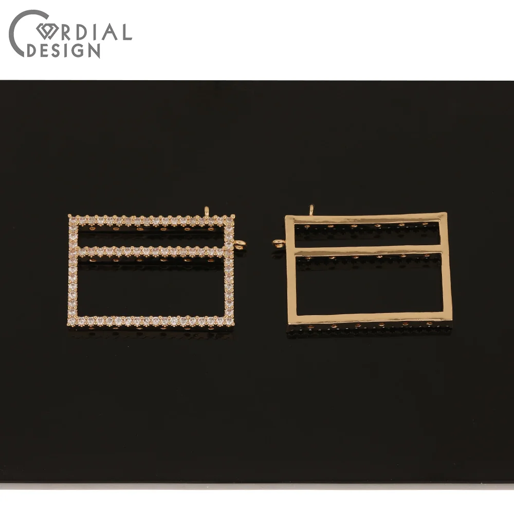 

Cordial Design 20Pcs 25*32MM Jewelry Accessories/Hand Made/CZ Pendant/Jewelry Findings & Components/DIY Necklace Making/Charms
