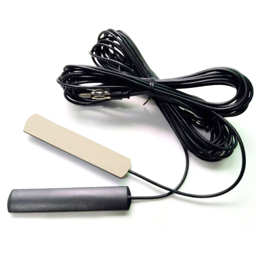 

Universal Car Accessories Waterproof Sunscreen11.5 * 2.2 * 0.6cm ANT-309 Car Radio Antenna FM Antenna 85-112Mhz 5M Cable