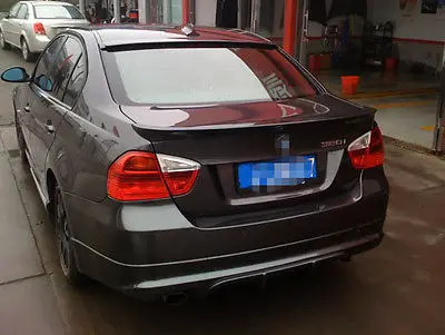 

For BMW E90 Rear Roof Spoiler Wing lip for BMW 3 Series Sedan Carbon Fiber AC Style 2005-2008