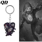 Брелок для ключей с изображением животных из игры 8 деревьев Даниэла Бела Q version, брелок с подвеской на Хэллоуин, подарок для женщин и мужчин, ювелирные изделия