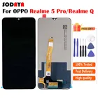 ЖК-дисплей 6,3 дюйма для OPPO Realme 5 Pro  Realme Q RMX1971, кодирующий преобразователь сенсорного экрана в сборе, бесплатная доставка