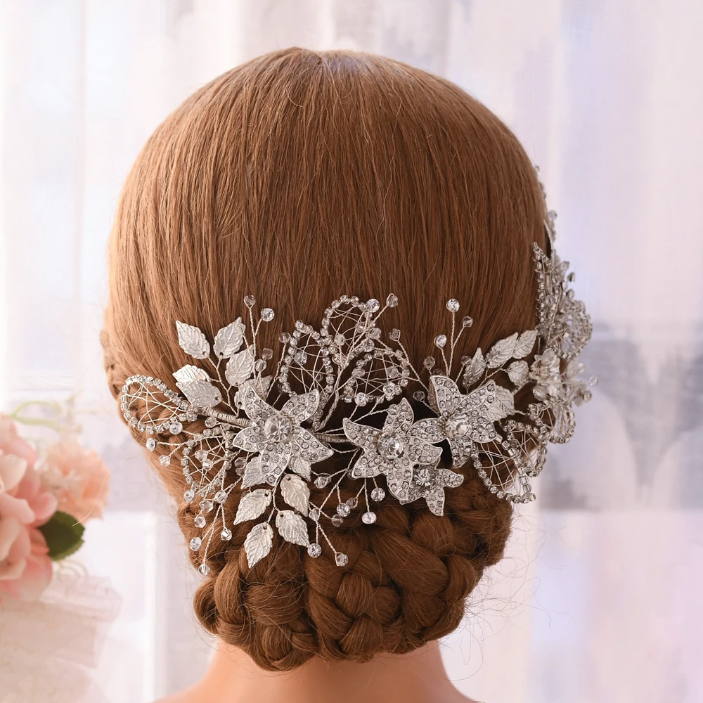 

HP282 Rhinestone Wedding Hair Accessories Bridal Crown Luxury Wedding Headpieces Bride Headwear Women Prom Tiara Jewelry
