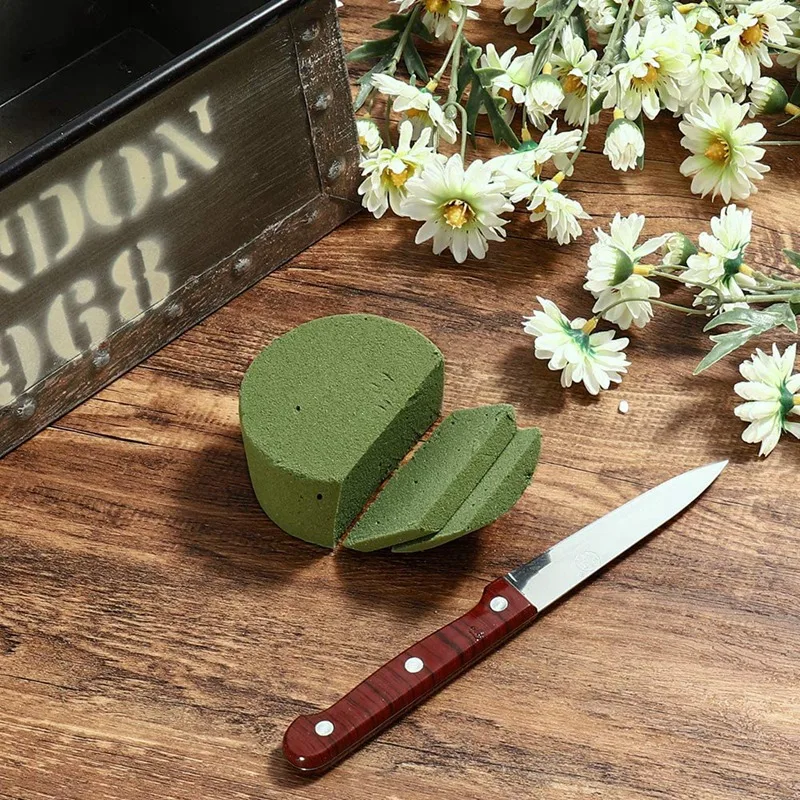 

Floral Foam, 15 PCS Round Dry Floral Foam Blocks, Green Styrofoam Blocks for Artificial Flowers, Great for Flower