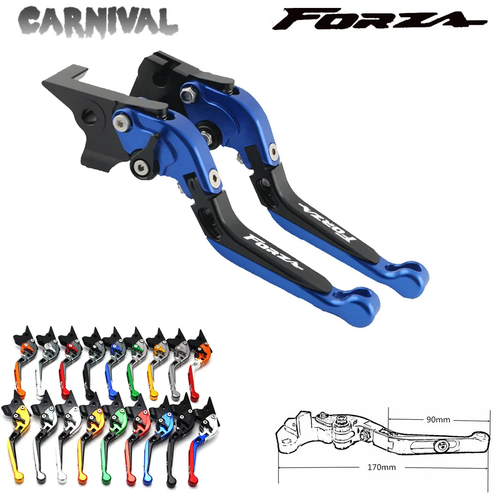 Расширяемый CNC мотоцикл регулируемый тормозной рычаг сцепления для Honda FORZA 300 125 250