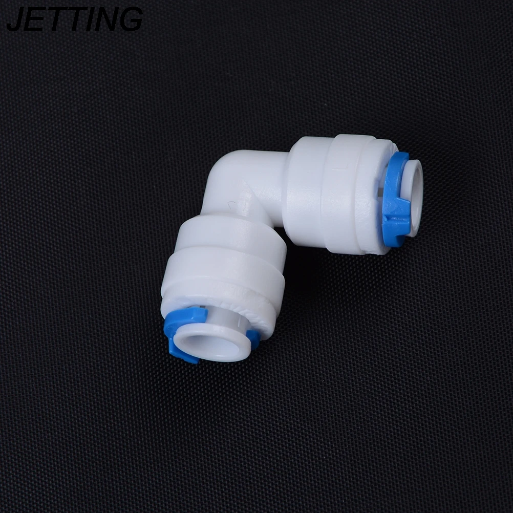 

Wholesale 1pc 1/4" - 1/4" OD Tube POM Pipe Fitting Hose Elbow Quick Connector Aquarium RO Water Filter Reverse Osmosis System