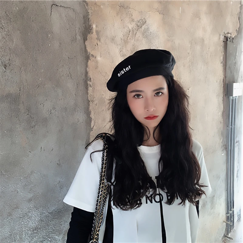 Женская шапка с надписью EAM Круглый купол универсальная весна-осень 2021 1B859 |