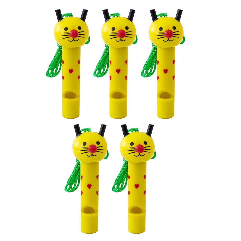 

5Pcs Funny Toys Portable Whistles Funny Whistle Toys (Random Color)