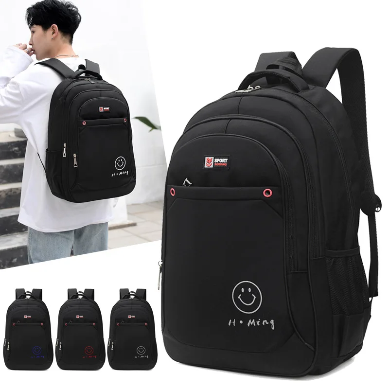 

New waterproof nylon backpack men's business computer backpack large capacity leisure travel backpack student school bag