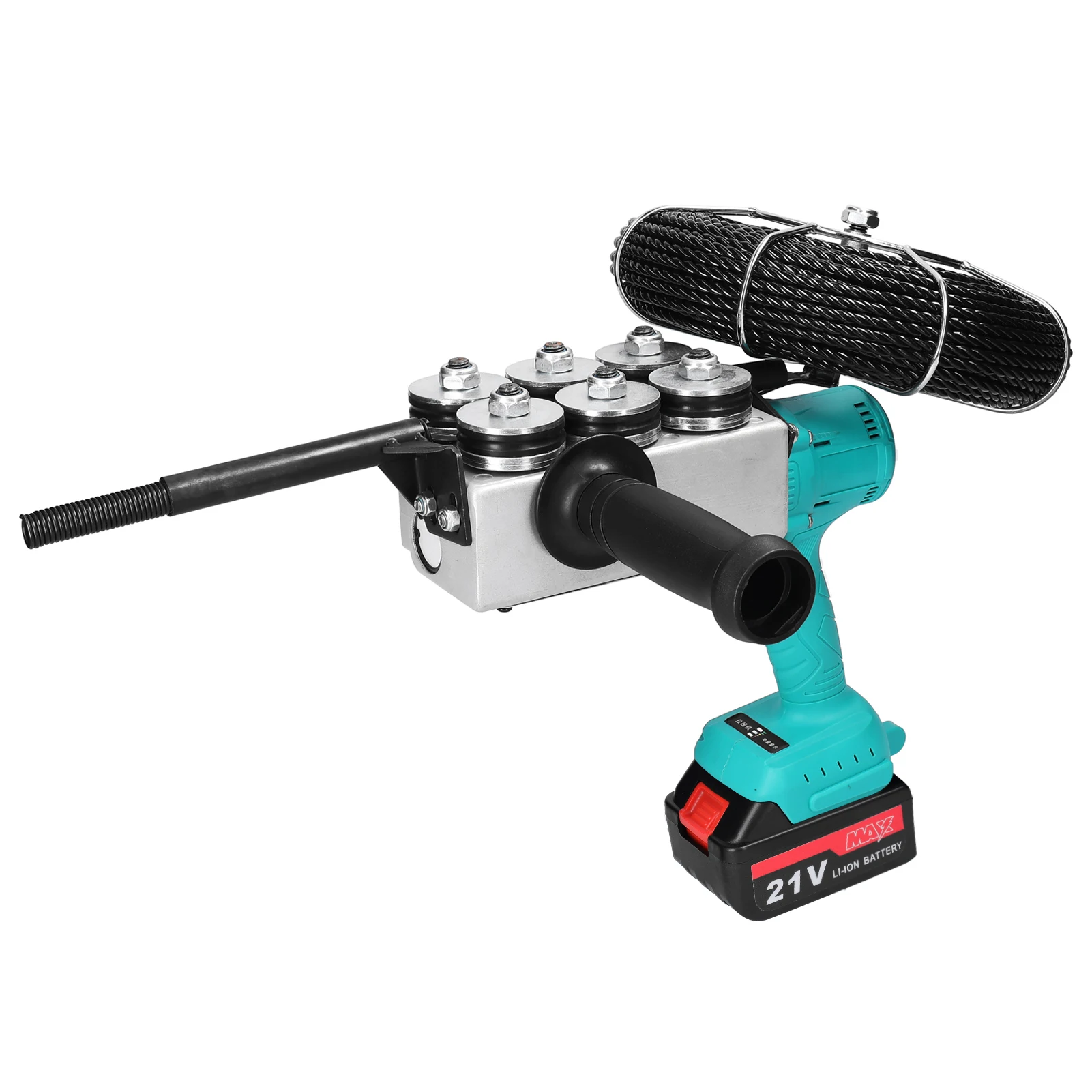 

Automatic Brushless Electrician Stringing Machine Wall Wiring Machine Rechargeable Electric Battery Threading Machine