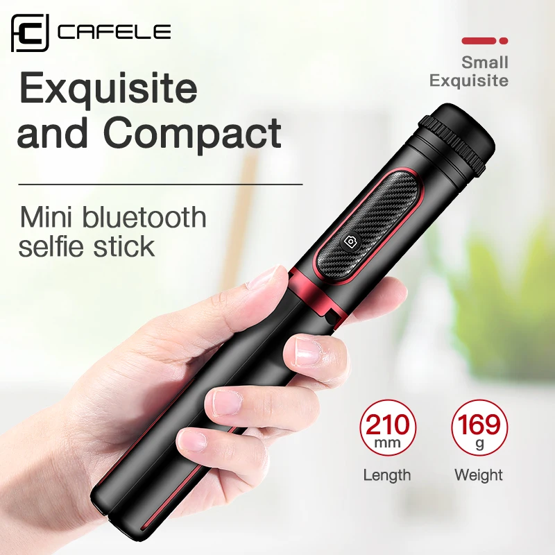 Портативная селфи палка Cafele с Bluetooth карданный стабилизатор уличный держатель для