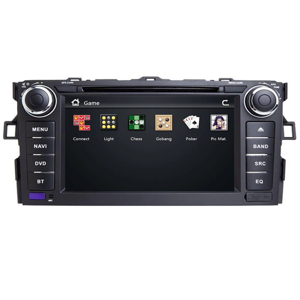 7 IPS автомобильный DVD GPS плеер для Toyota AURIS Corolla Altis 2012 2013 автомобильная навигация Raido