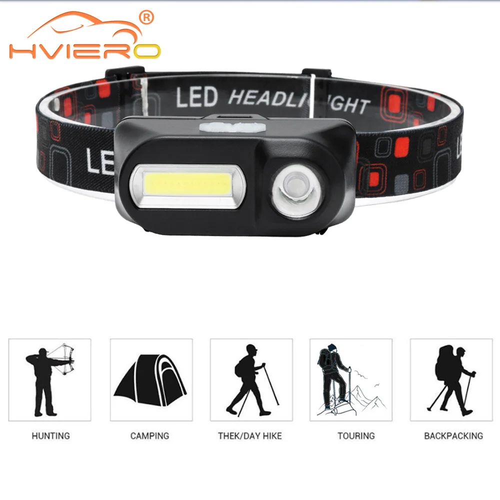 

Mini Headlamp Rechargeable Headlight 7-Mode Head Torch Camping Hiking Night Fishing Flashlight Portable Lighting For Outdoor