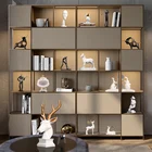 Аксессуары для домашнего декора, современные фигурки животных, украшения для комнаты, аксессуары для настольного искусства, статуэтки для украшения, Рождественское украшение