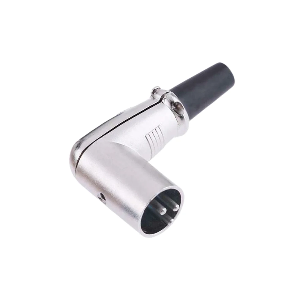 3 Pin Профессиональный локоть 90 градусов припоя тип универсальный правый угол