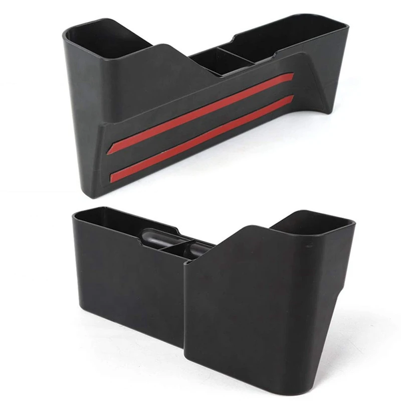 

2 Pcs Car Accessories: 1 Pcs Dashboard Storage Box & 1 Pcs Car Gear Shift Side Storage Box Phone Card Holder