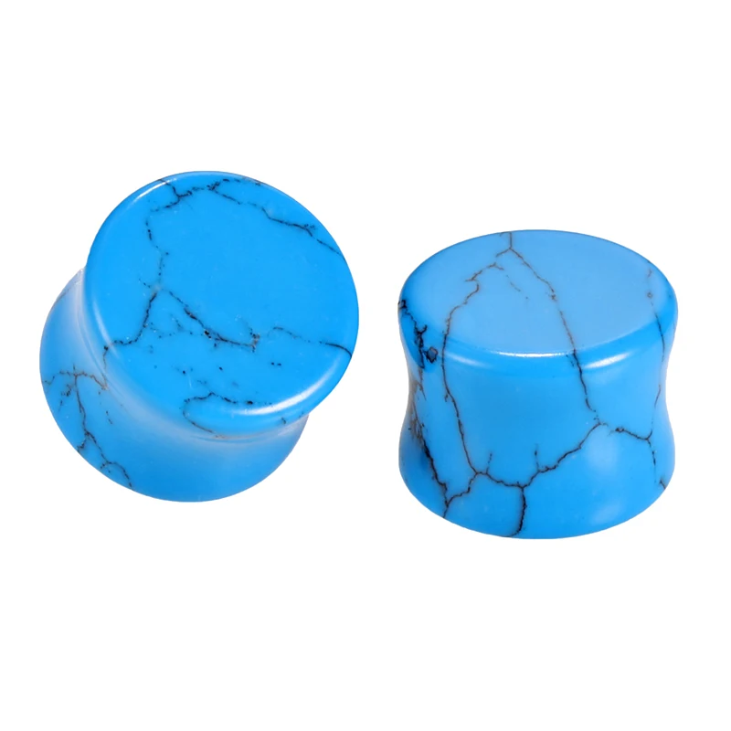 Серьги-растяжки из натурального камня для пирсинга 6-16 мм | Украшения и аксессуары