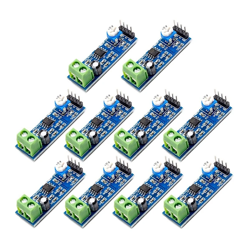 

10Pcs LM386 200 Times Gain Audio Power Amplifier Module(Amplifier Board Mono Power Amplifier ) for Arduino EK1236