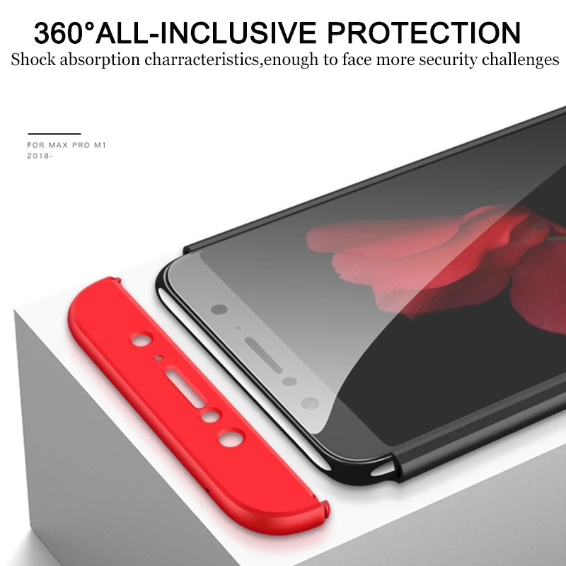 Чехол Lamorniea для ASUS Zenfone Max Pro M2 ZB631KL 360 полная защита противоударный чехол для ASUS Max Pro M1 ZB601KL ZB602KL