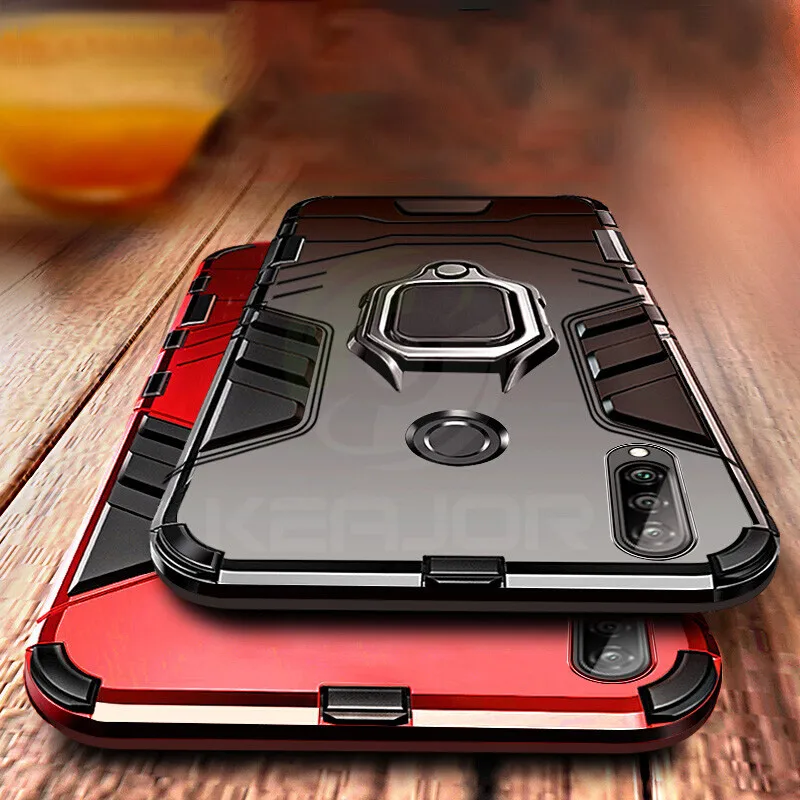 Amor Case For Huawei Honor 20s 6.15inch Metal Ring Holder PC Back Cover 20 s MAR-LX1H Phone Shell |