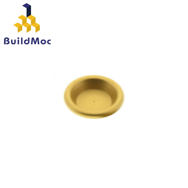 

BuildMOC Assembles Particles 6256 gold 24mm diameter plate Building Blocks Parts DIY electric Educationa