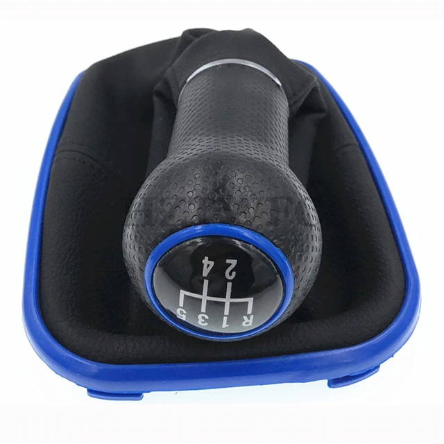 Высокое качество 5 скоростей Синий Ручка переключения рулевого механизма