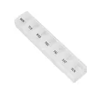 Трехцветная таблетница на 7 дней недели