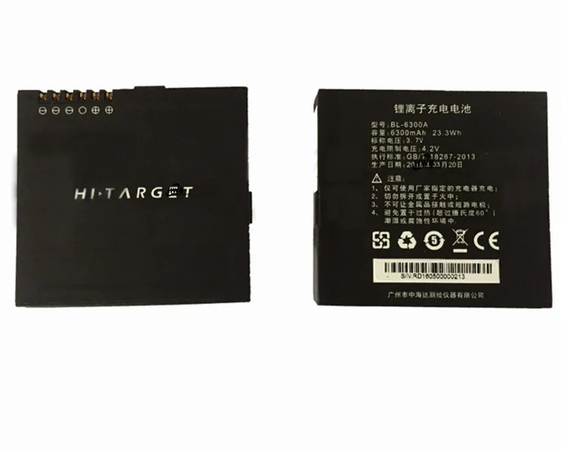 2 шт. Высокое качество Hi-Целевая батарея BL-6300A для Hi-target GPS IHAND20 i Hand 20 сборщик данных